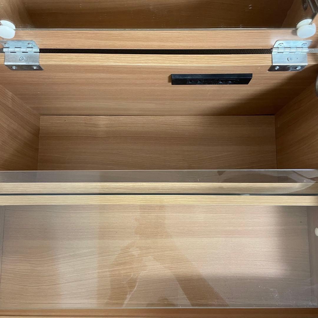 コンパクトドレッサー　鏡台　化粧台　デスク　スーツル　ナチュラル