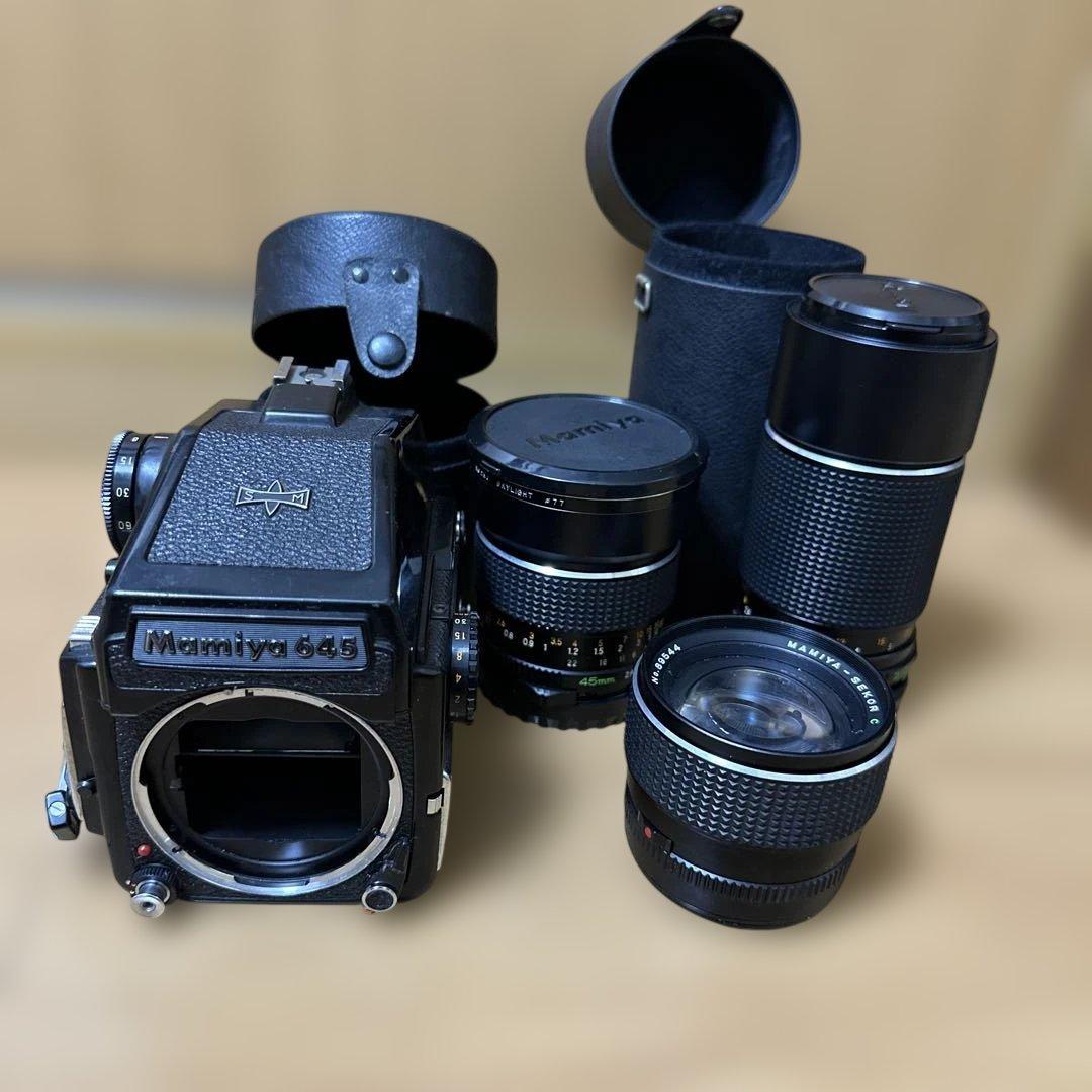 Mamiya 645 中判カメラ レンズ付き