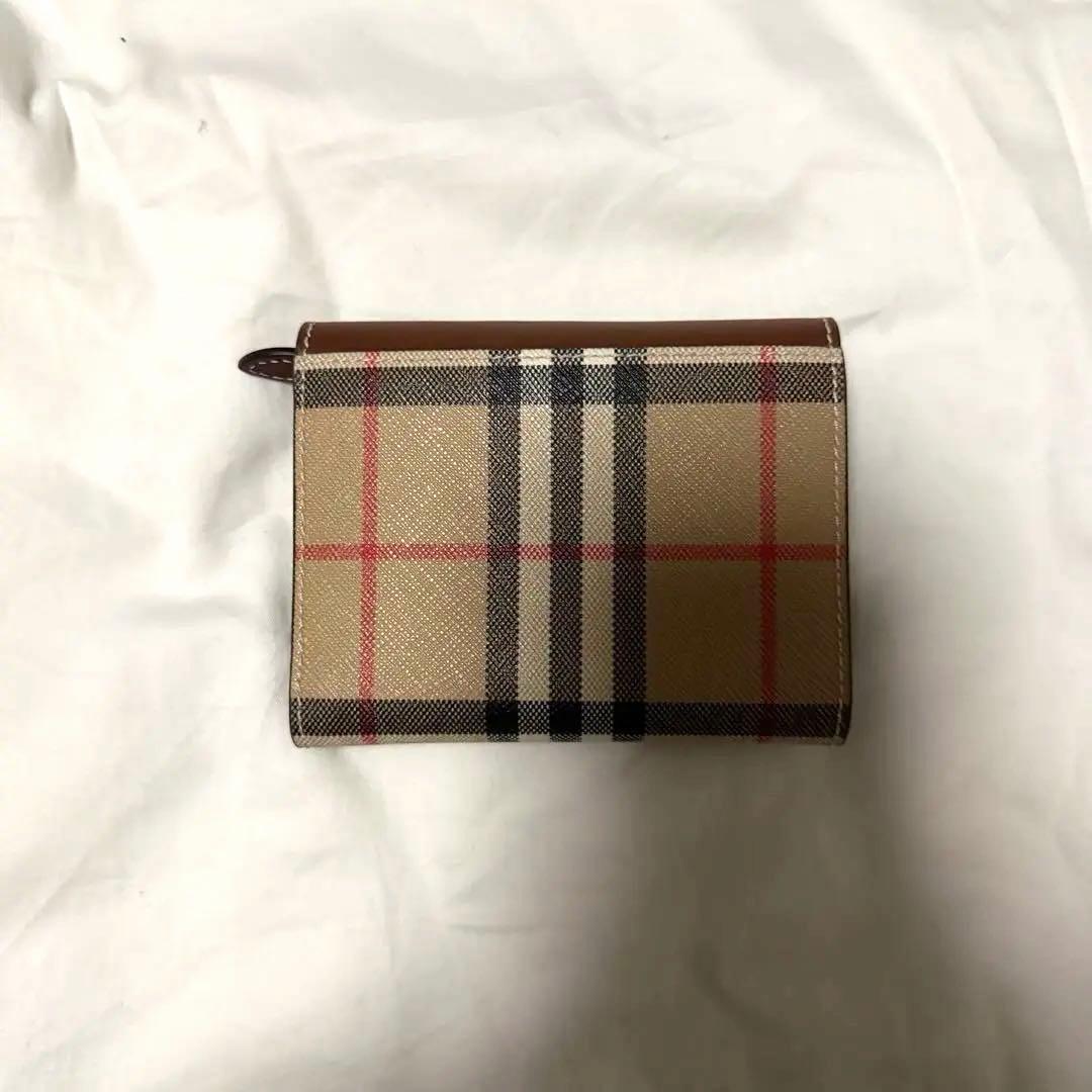 Burberry 二つ折り財布 レザー ヴィンテージチェック 最終値下げ❗️