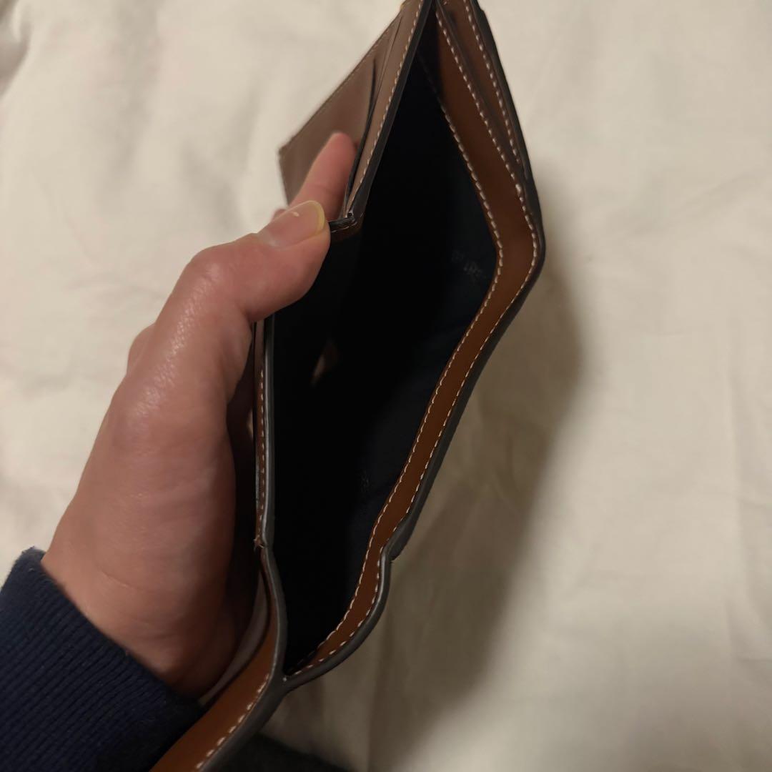 Burberry 二つ折り財布 レザー ヴィンテージチェック 最終値下げ❗️