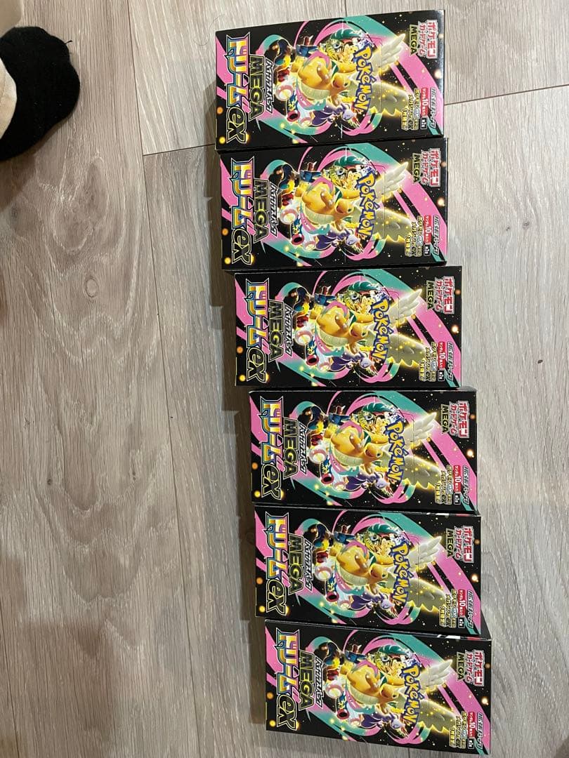 ポケモンカード　MEGA ドリーム　ex 6ボックス