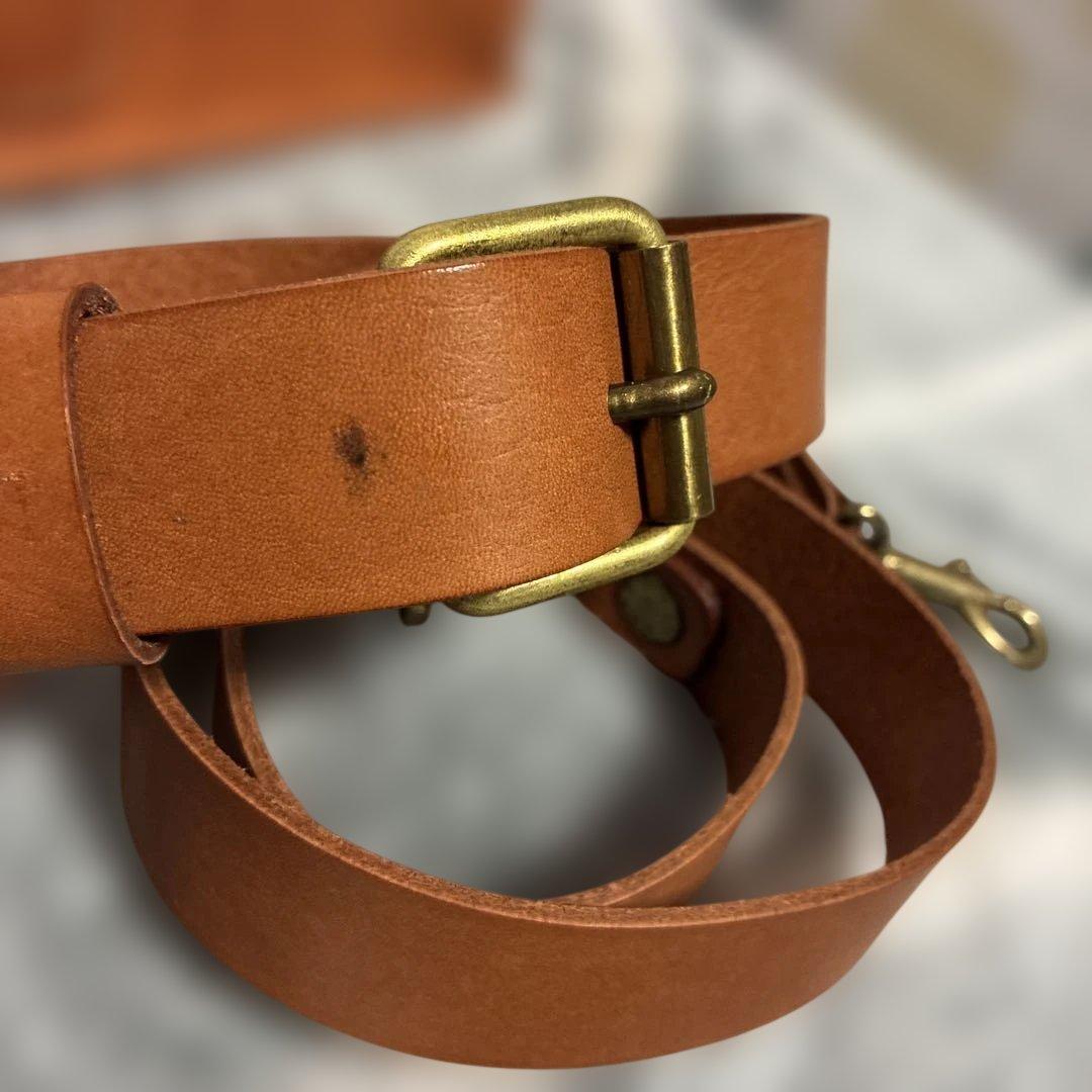 Herz 総かぶせ　横型　2way ビジネスバッグ　Lサイズ　革