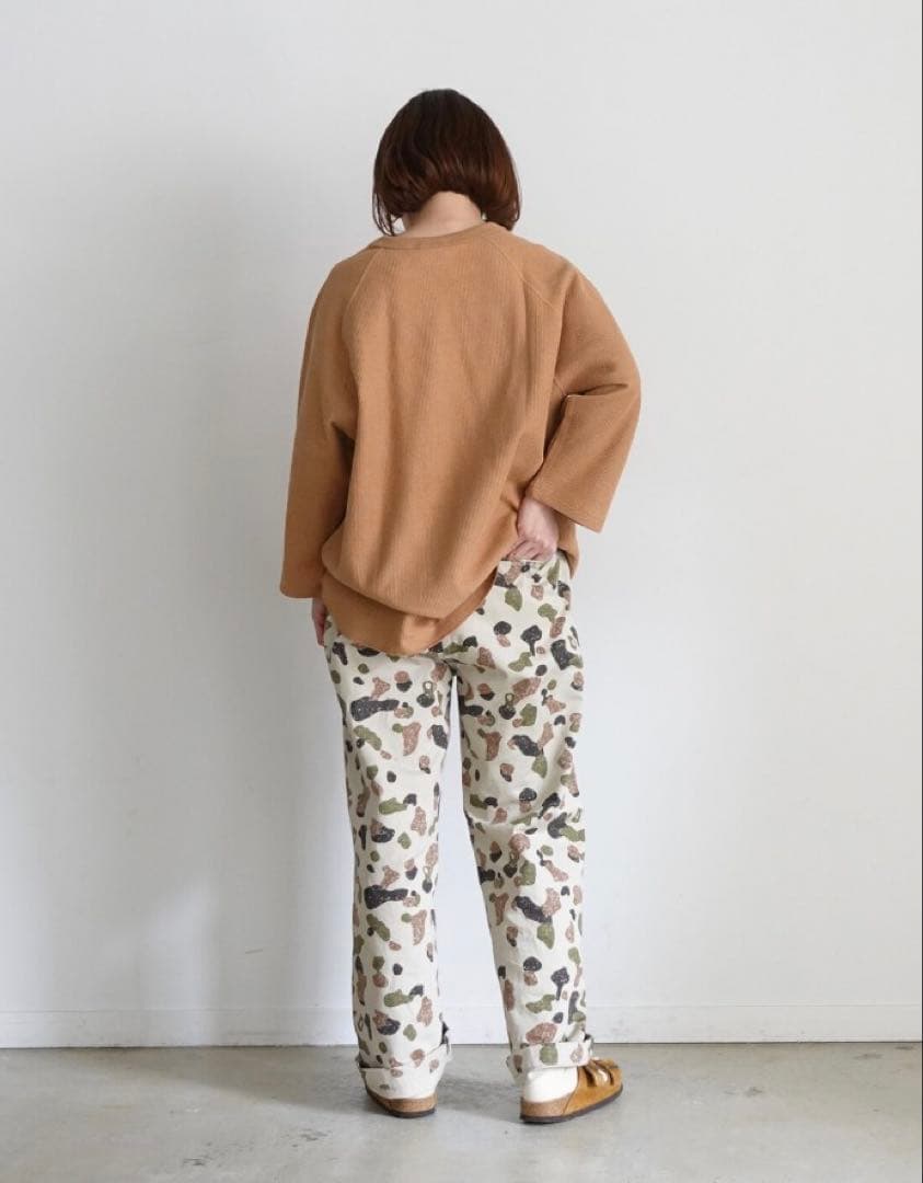 ichi Antiquites CAMO Chino Pants イチ カモフラ