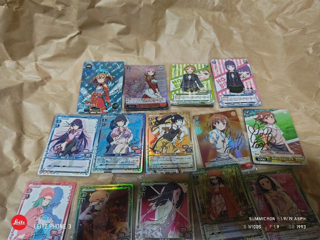 プレシャスメモリーズ　ヴァイスシュバルツ　プリズムコネクト　サイン　カード