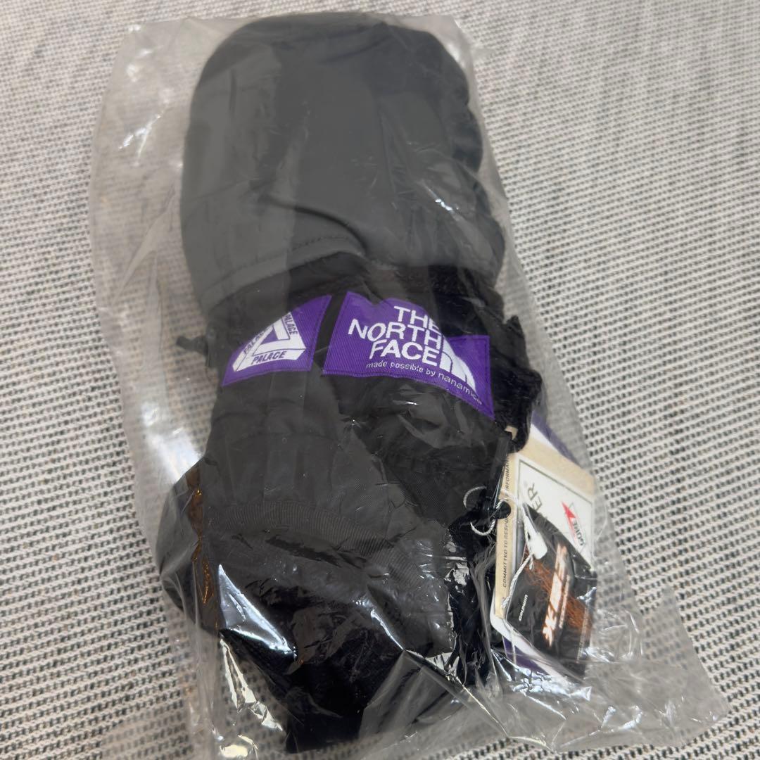 PALACE ノースフェイス ダウン グローブ グレー Mサイズ