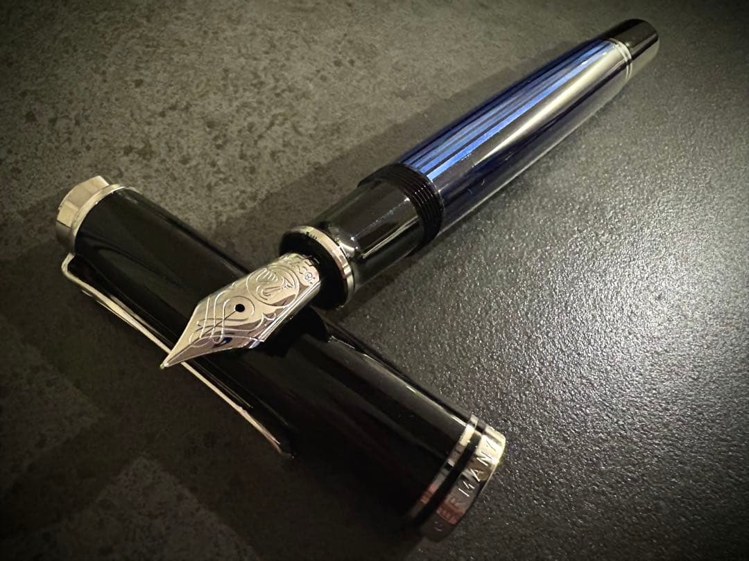 【美品】Pelikan ペリカン万年筆 スーべレーン M805 ペン先EF