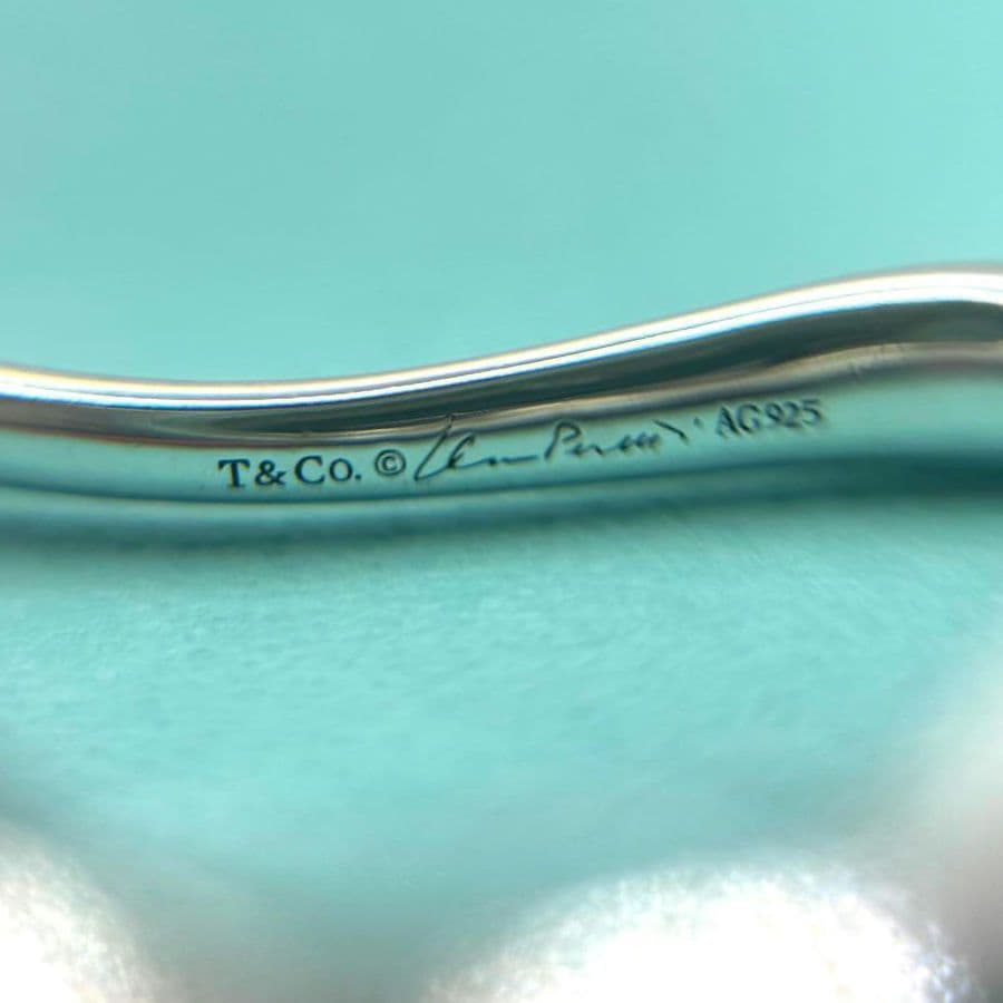 まりもり様　極美品✨️ティファニー　保存箱付き　オープンハート　フープ　ピアス