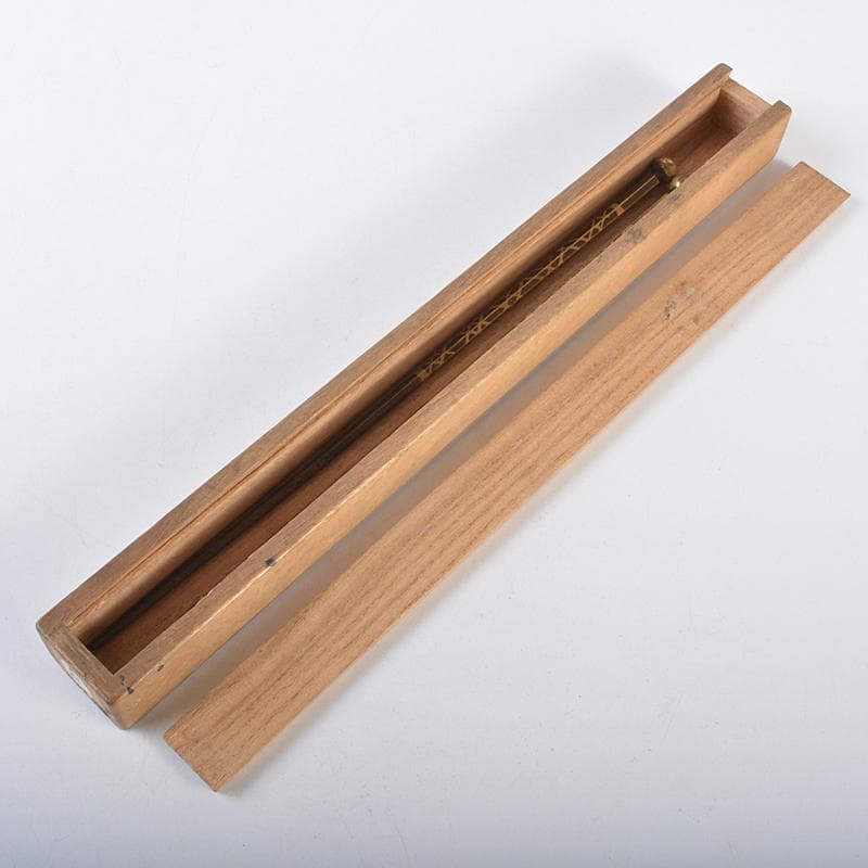 茶道具　金谷五郎三郎作　黄銅　火箸　共箱　M　R7525