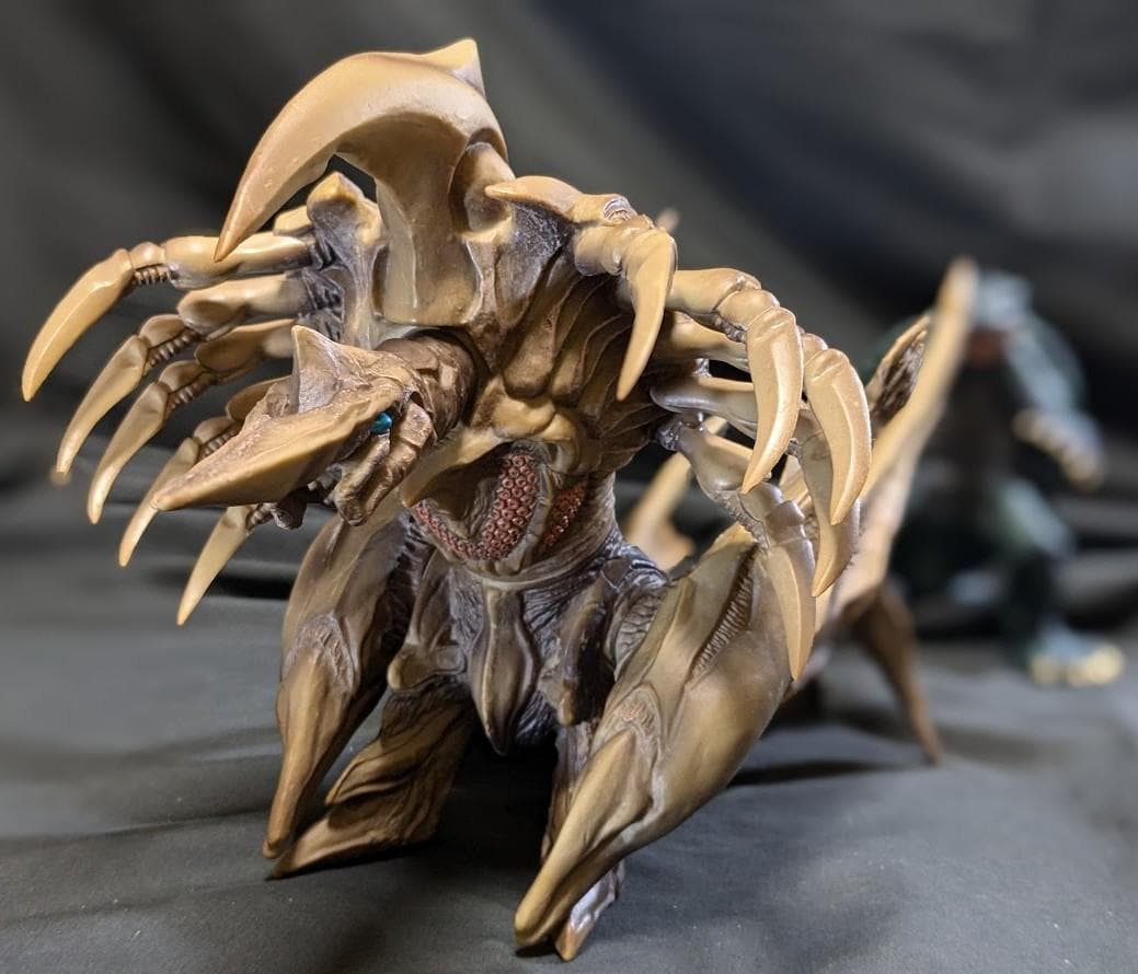 レギオン（エクスプラス）＆ガメラ96（ロケットプロ）ソフビフィギュア２体セット