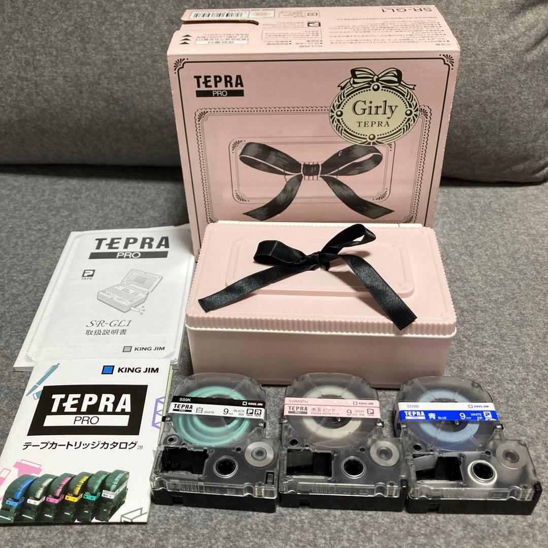 ガーリーテプラKING JIM SR-GL1 ピンク