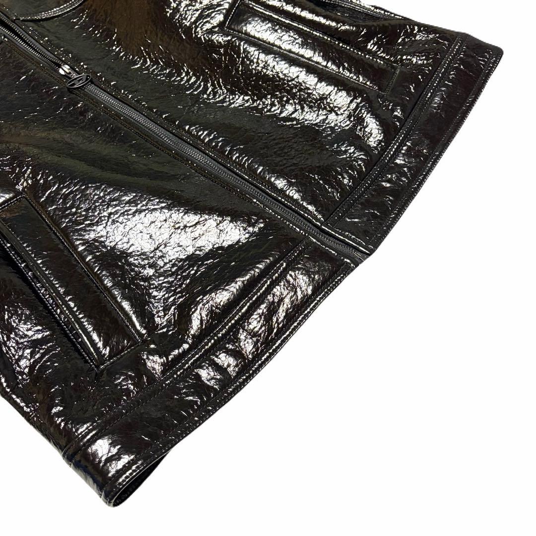 りく DIESEL シングルライダースジャケット アウター Lサイズ 美品