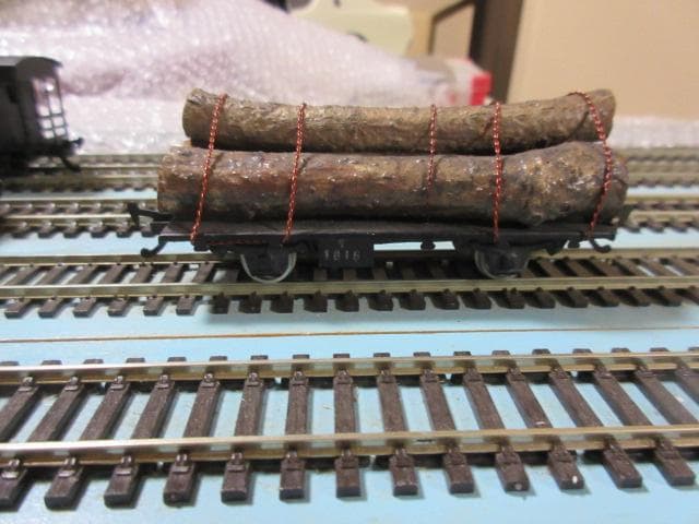 鉄道模型（HOゲージ） ミニ 無蓋貨車列車セット （金属製・カツミ/エンドウ製）