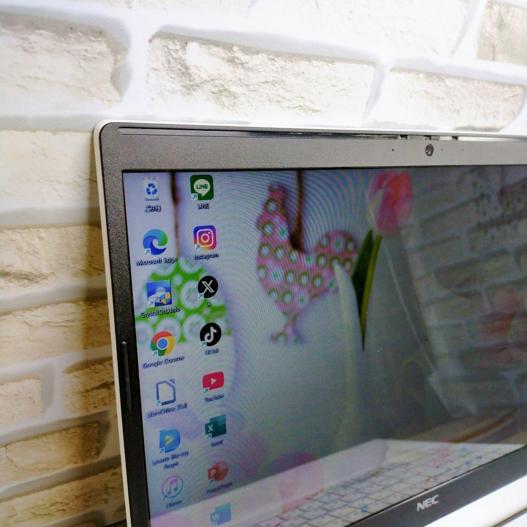 すぐに使える第8世代 NECノートパソコン Windows11 Office付き