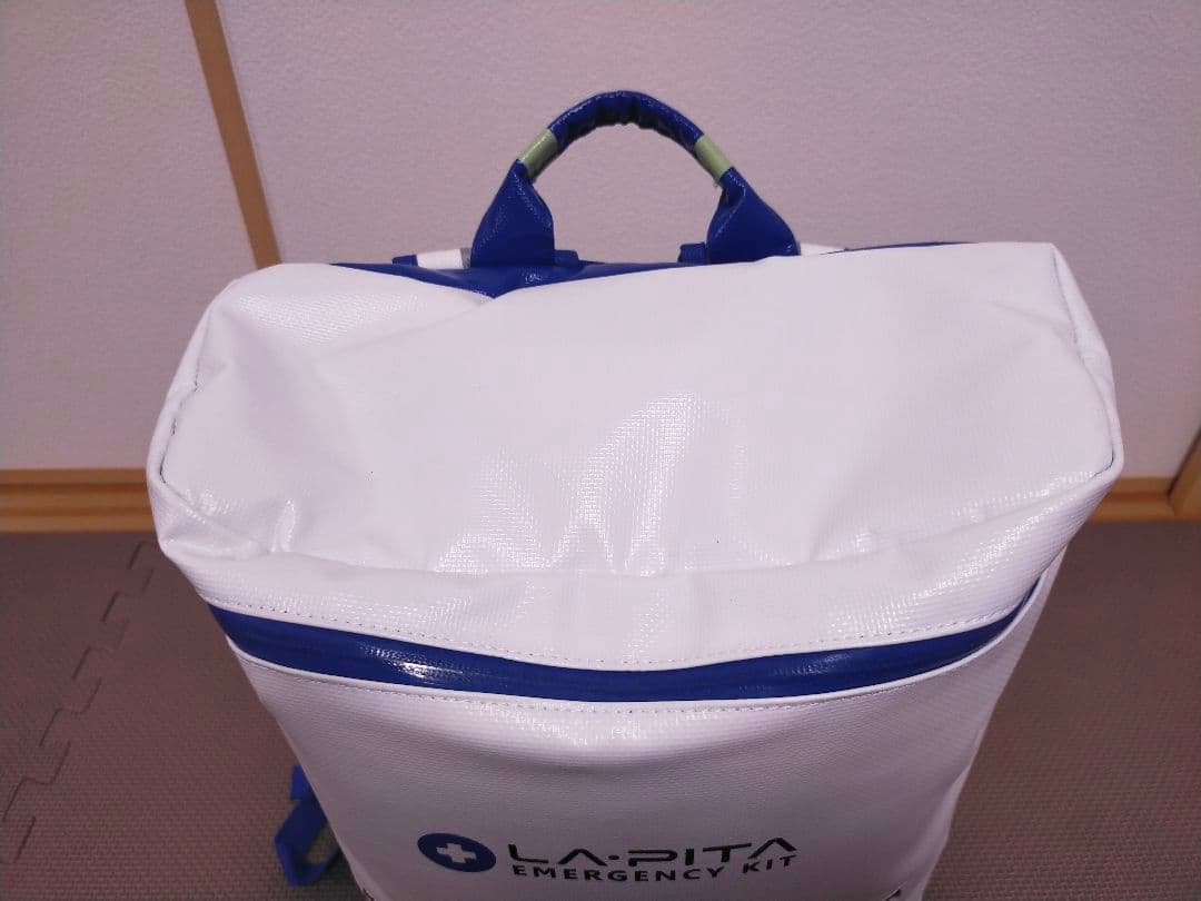 ラピタ LA・PITA 防災リュック 非常持ち出し袋 24L 青・赤セット