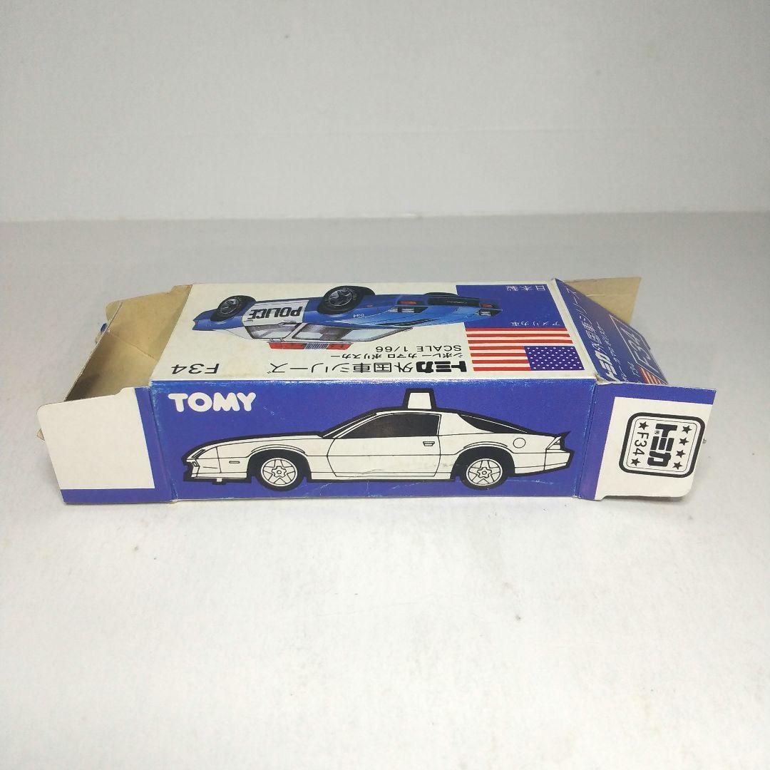 (3382)トミカ 青箱 日本製 シボレー カマロ ポリスカー