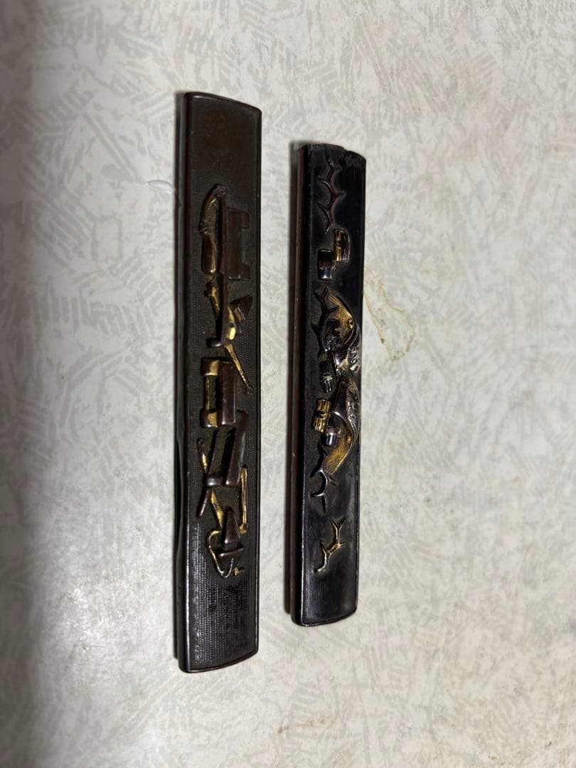 小柄　4本　セット　日本刀　武具　達磨　送料無料