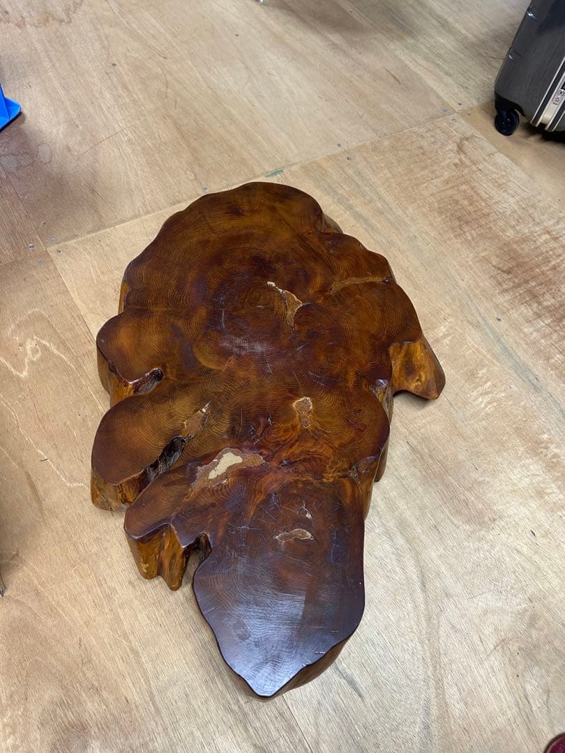 天然木 テーブル アンティーク 濃