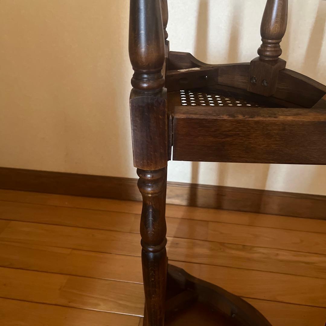 カリモクkarimoku コロニアル　コーナーテーブル コーナーラック 花台