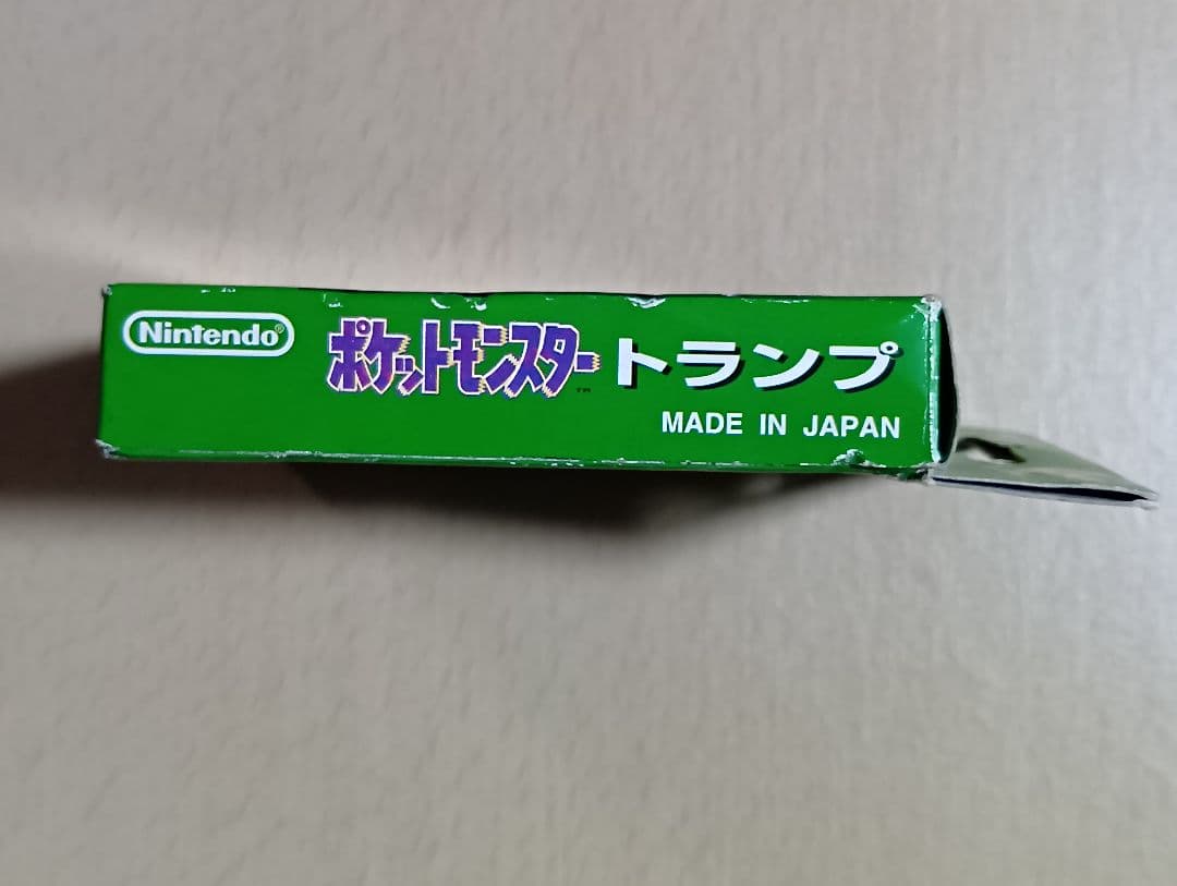 ポケモン トランプ 緑 初代 美品 (札54枚 ポケモン名簿入り 説明付)