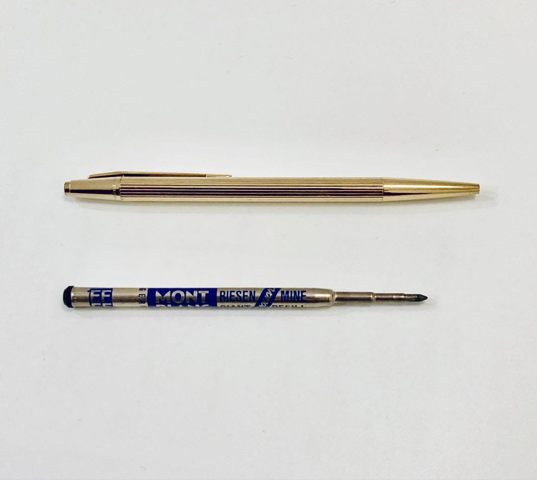 【20金張り】モンブラン高級ボールペン ノブレスゴールド MONTBLANC