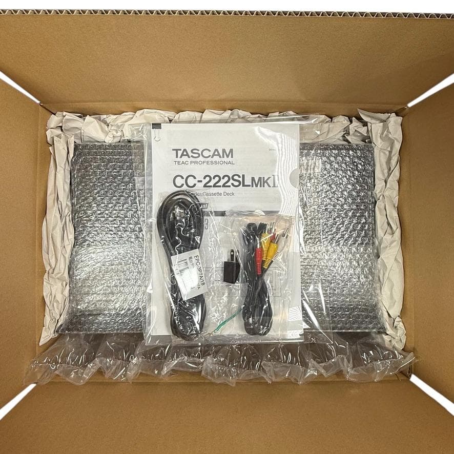 優良美品・TASCAM CDレコーダー/カセットデッキ CC-222SLMK2