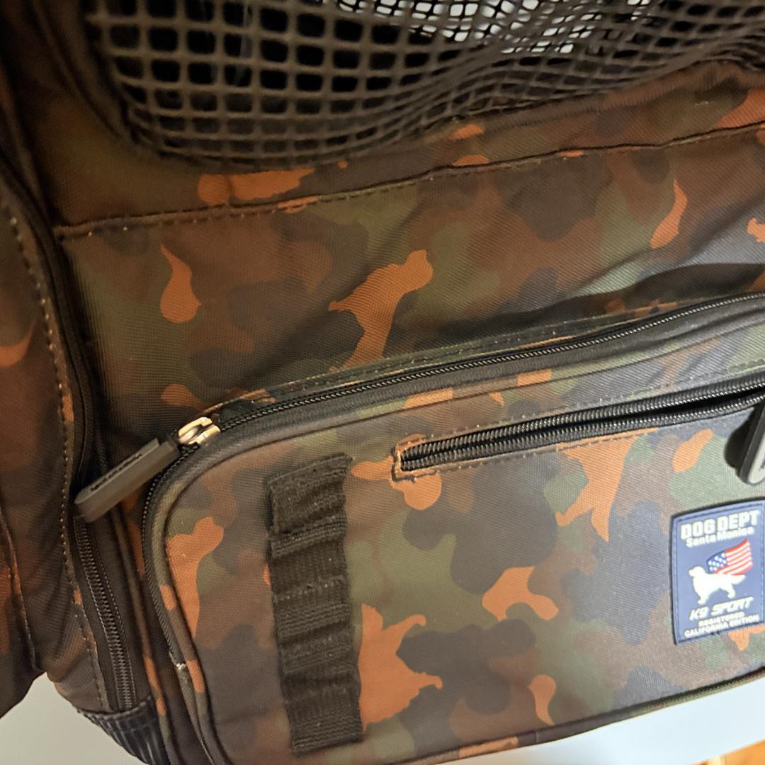 【美品】Dogdept キャリーバッグ リュック ドッグデプト カモフラージュ
