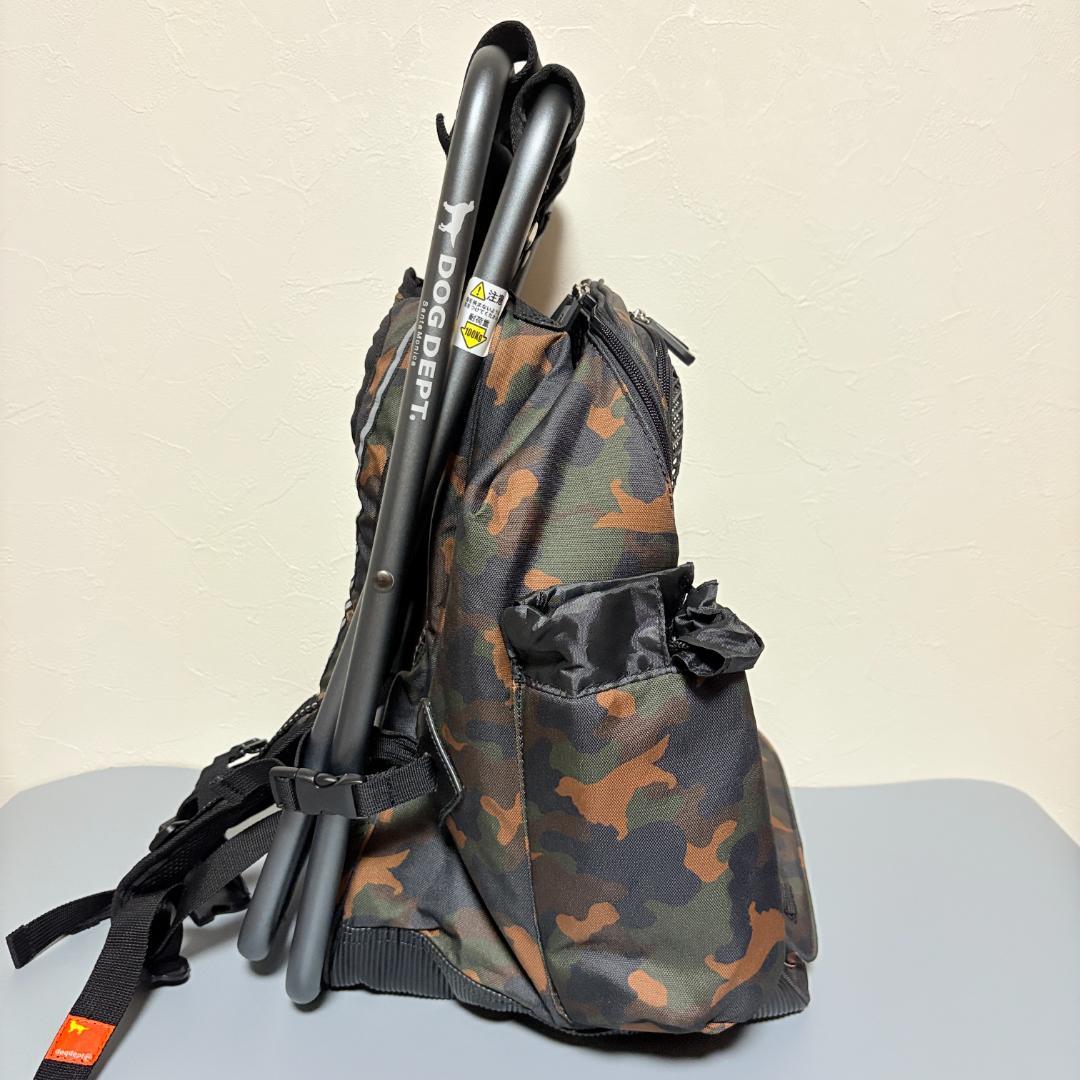 【美品】Dogdept キャリーバッグ リュック ドッグデプト カモフラージュ