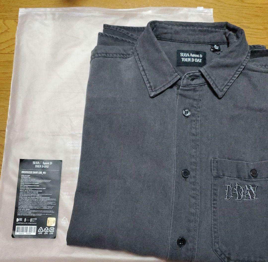 ☺️BTS☺️SUGA AgustD オーバーサイズシャツ Mサイズ 新品