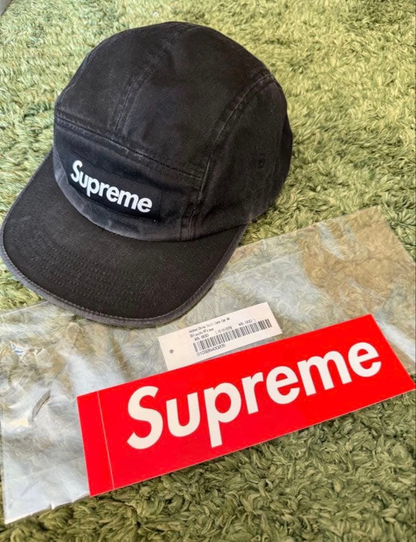 帽子 Supreme Washed chino Twill Camp Cap 25SS