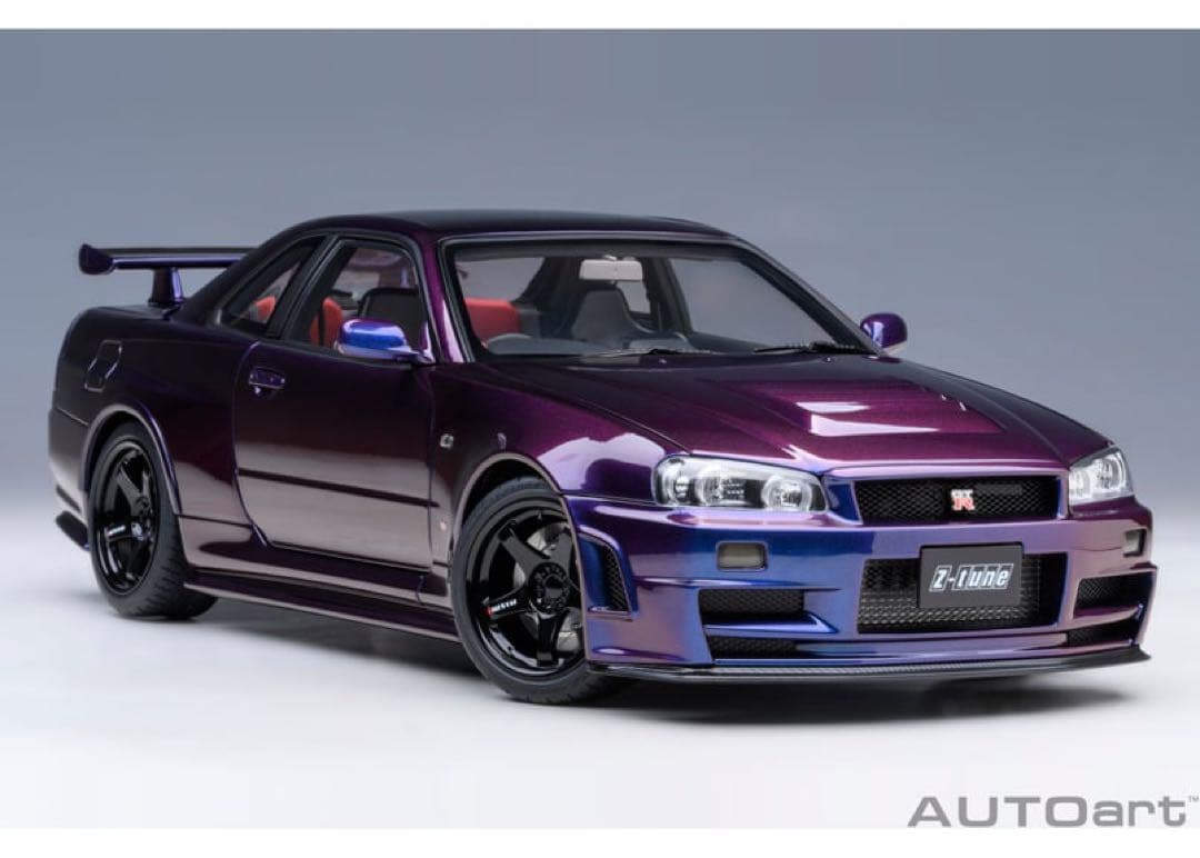 オートアート ミニカー GTR R34