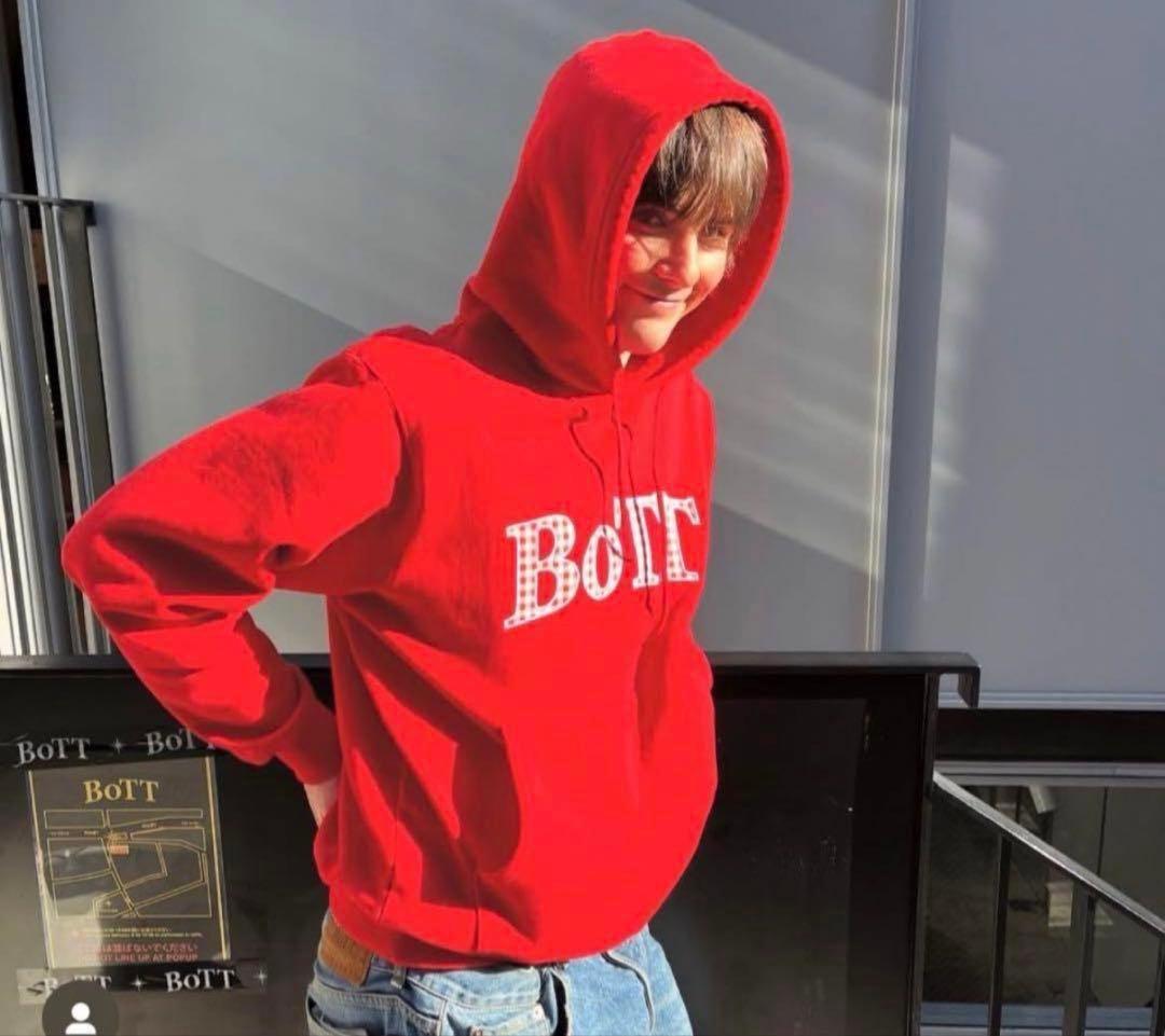 BoTT OG Logo Hoodie Red Mサイズ