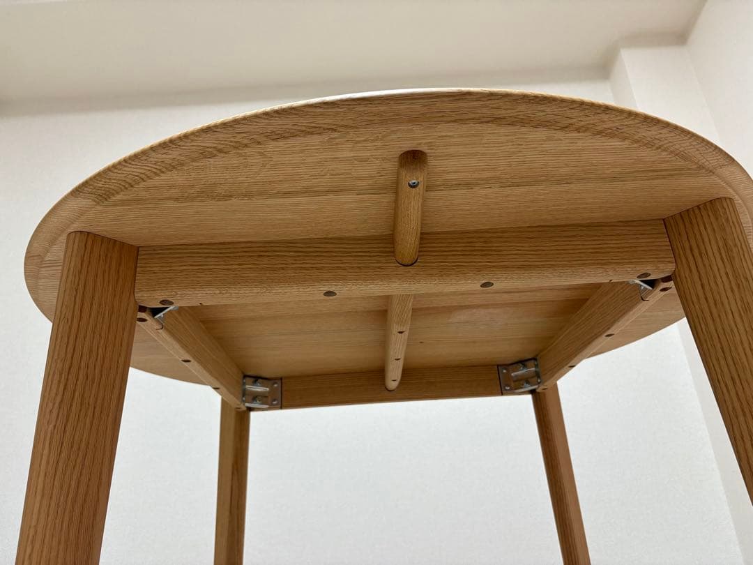 SIKI FURNITURE レッドオーク オイル塗装 板目 直径100cm