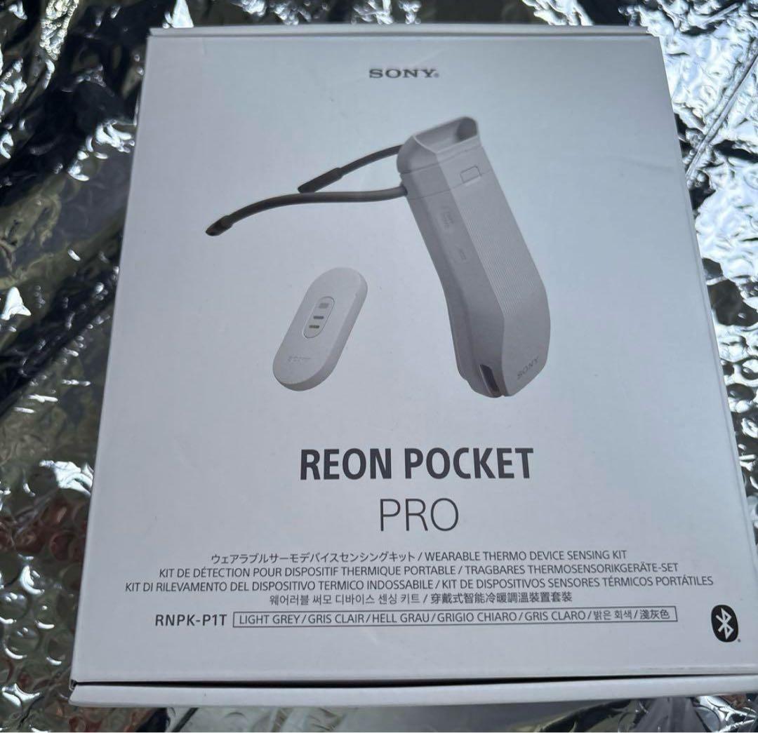 REON POCKET PRO RNPK-P1 ライトグレー 専用ケース付き