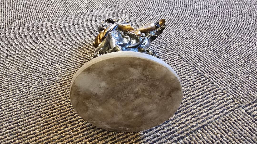 女性像　銀色　900刻印　2780g　　アンティーク