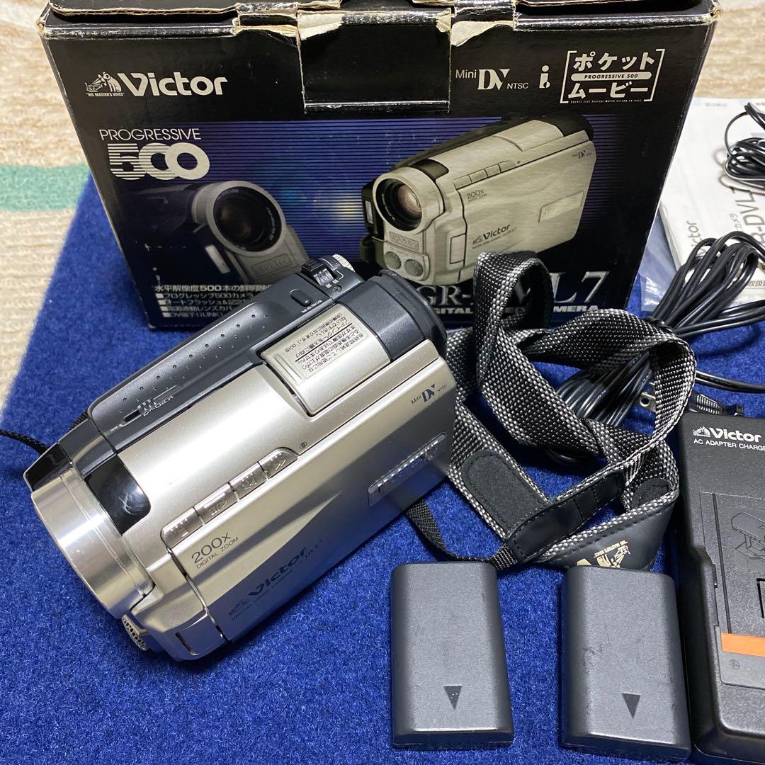 Victor GR-DVL7 デジタルビデオカメラ　ヘッドクリーナーカセット付き