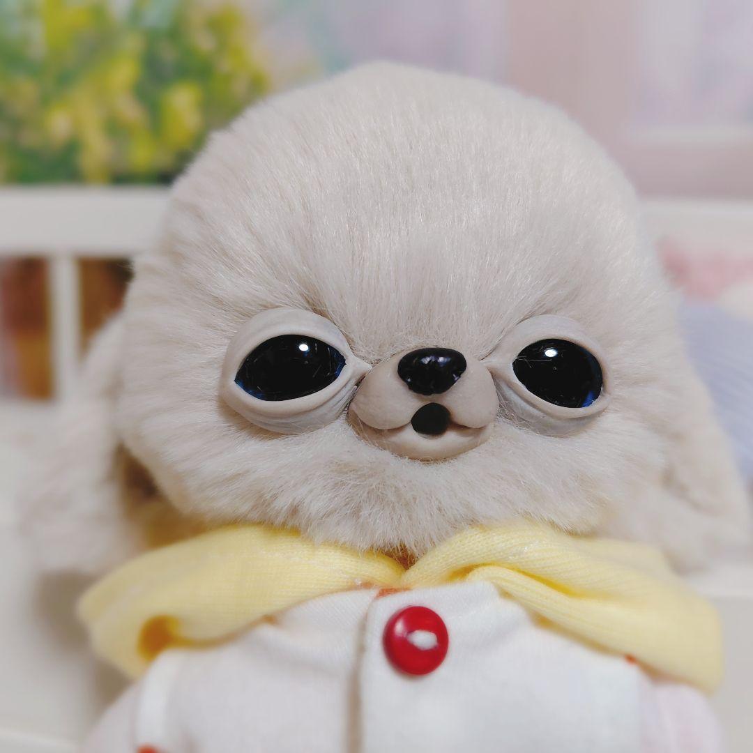 チワボボちゃん ②　おしゃぶり付き　アートドール　ぬいぐるみ