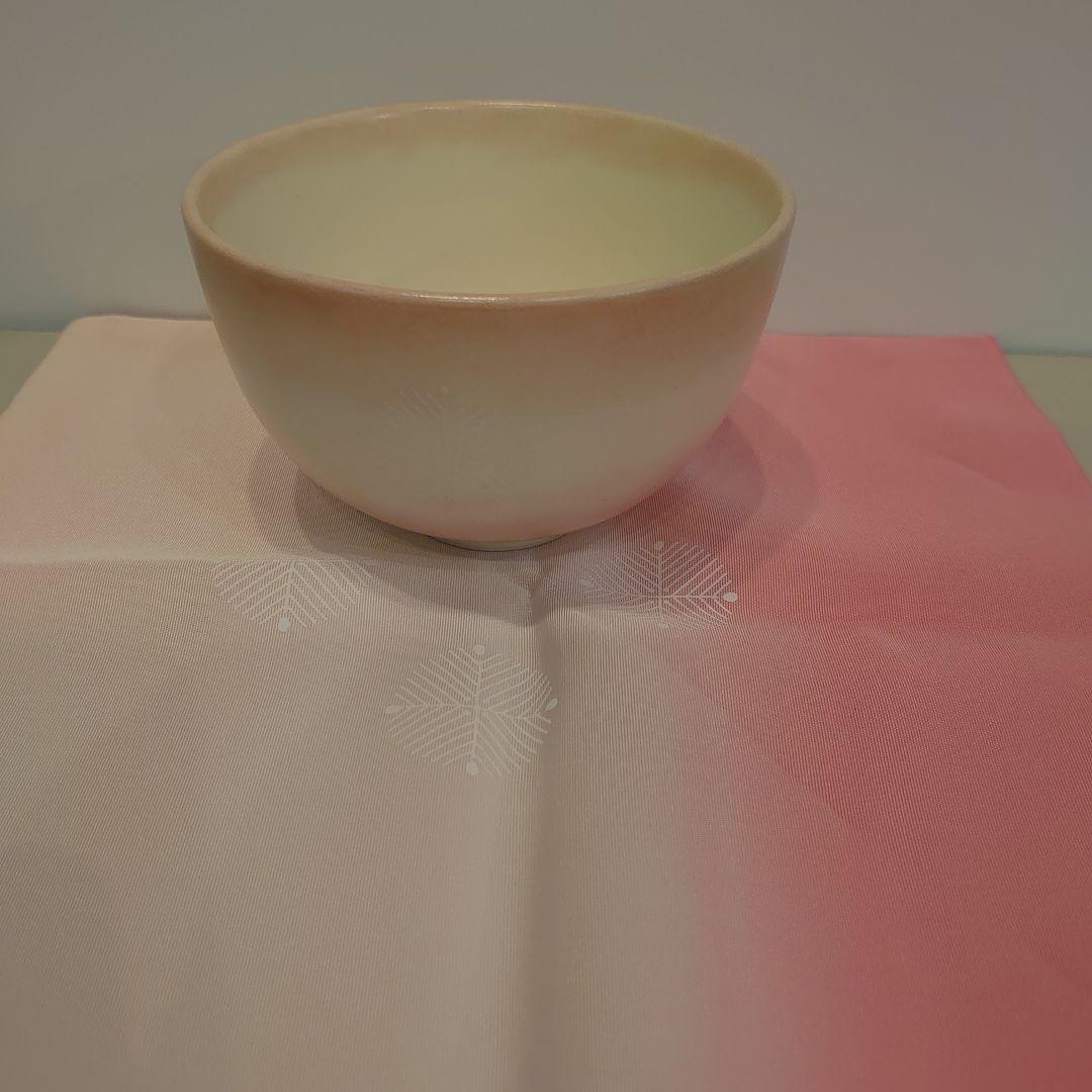 北村徳齋のフクサ&同じ模様の抹茶茶碗(茶碗は未使用)