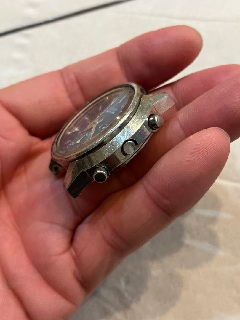 6139-8050 セイコー　スピードタイマー　不動ジャンク　巻棒抜　部品取りに