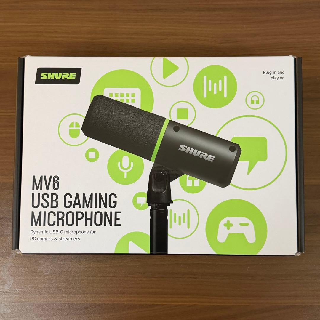 わたなべ SHURE MV6 USBゲーミングマイクロフォン