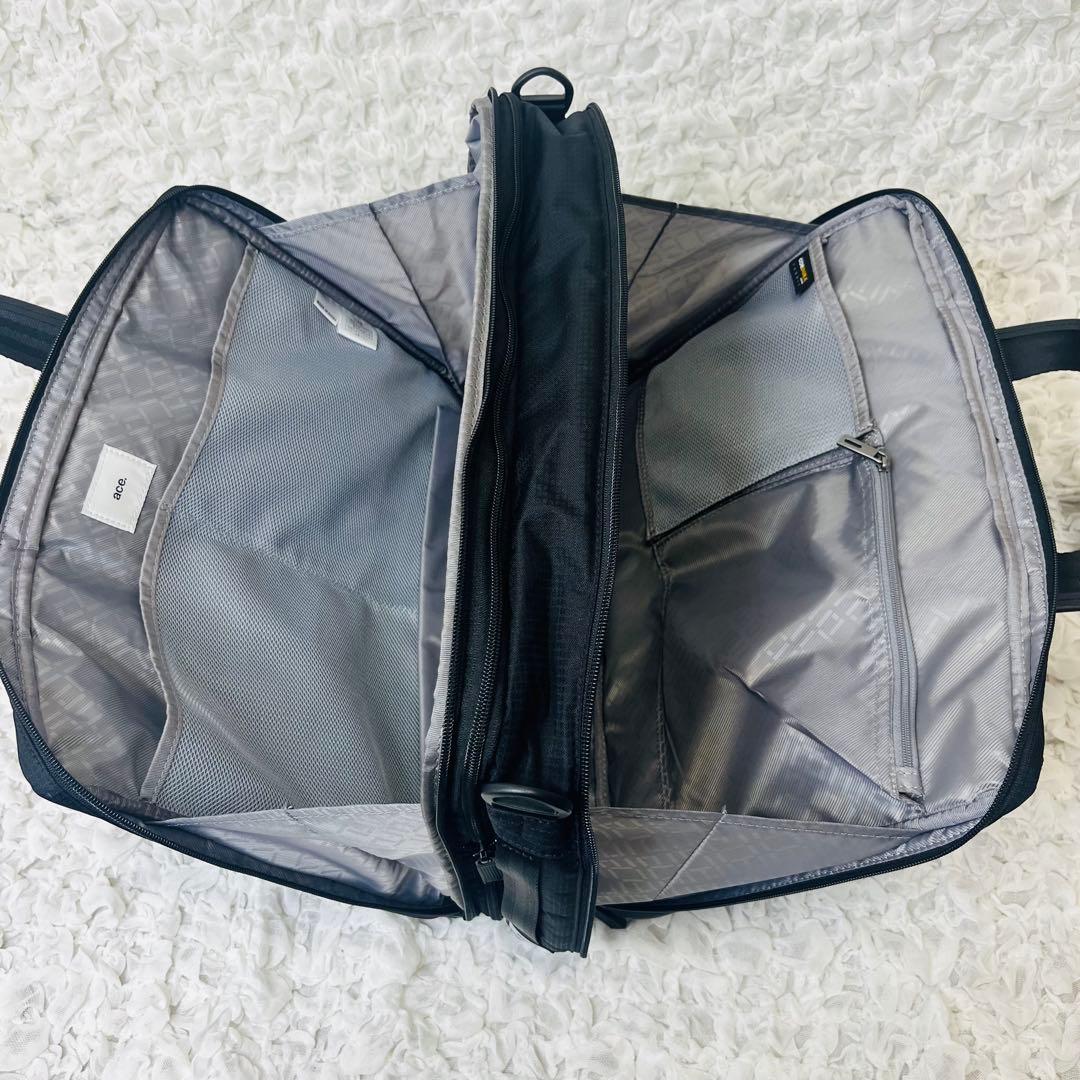 ace.GENEビジネスバッグ5455901フレックスライトフィット軽量B4拡張