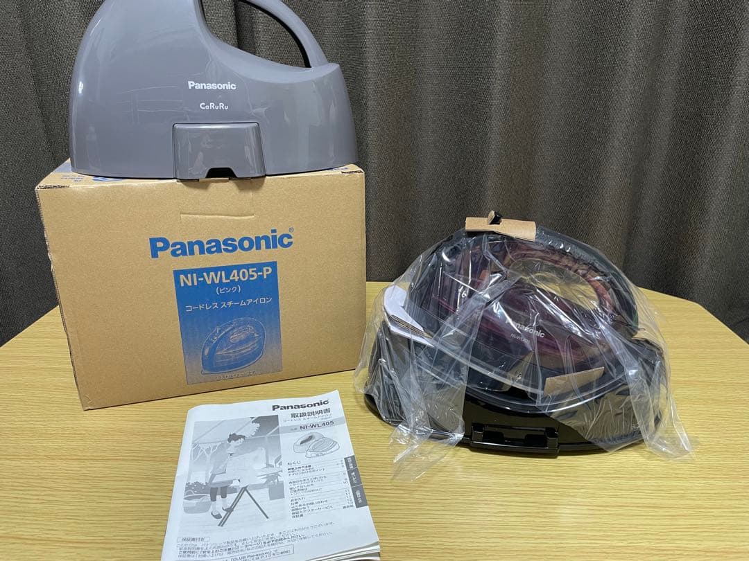 しん》【新品】コードレススチームWヘッドアイロン NI-WL405