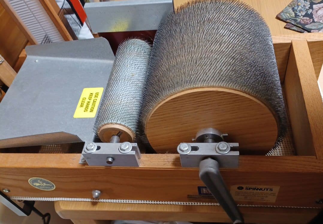 大型ドラムカード　ドラムカーダー