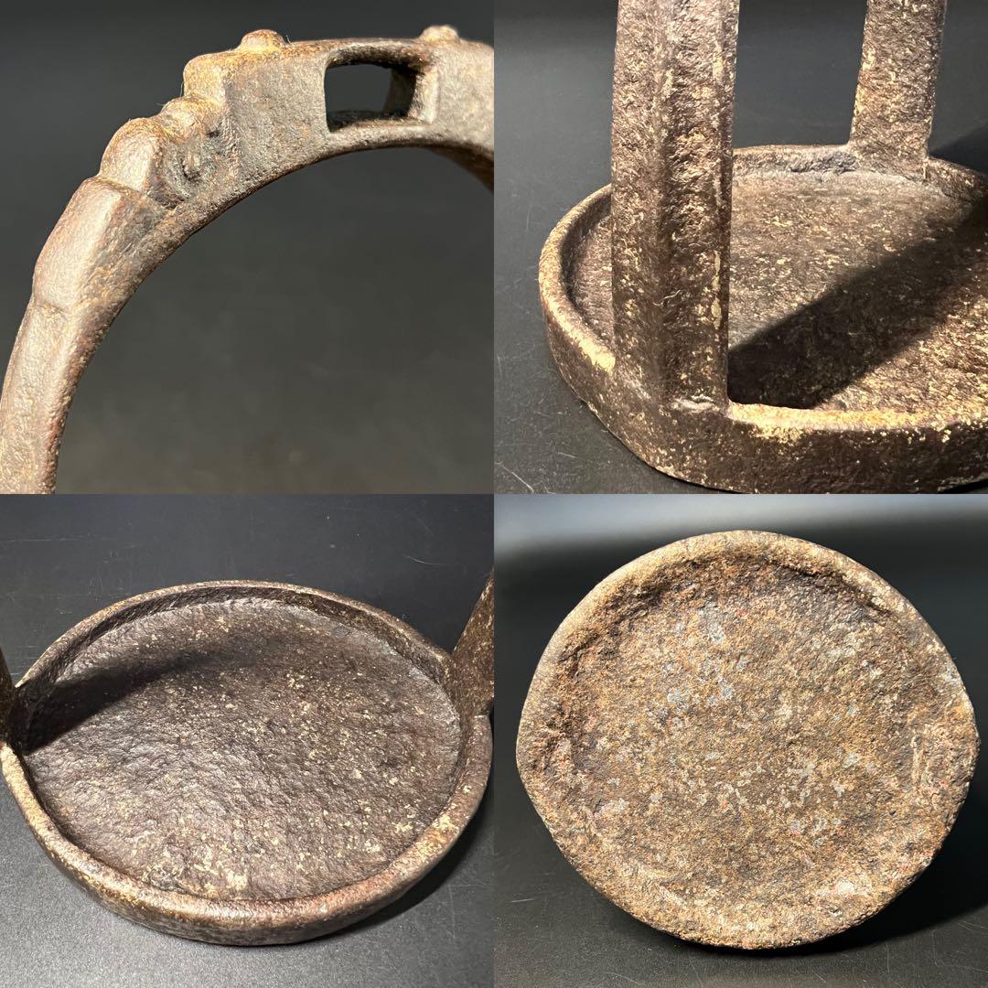 ◎古道具 庵々◎李朝後期 鉄製馬具 李朝 鐙■古道具古美術骨董茶道具華道具武具