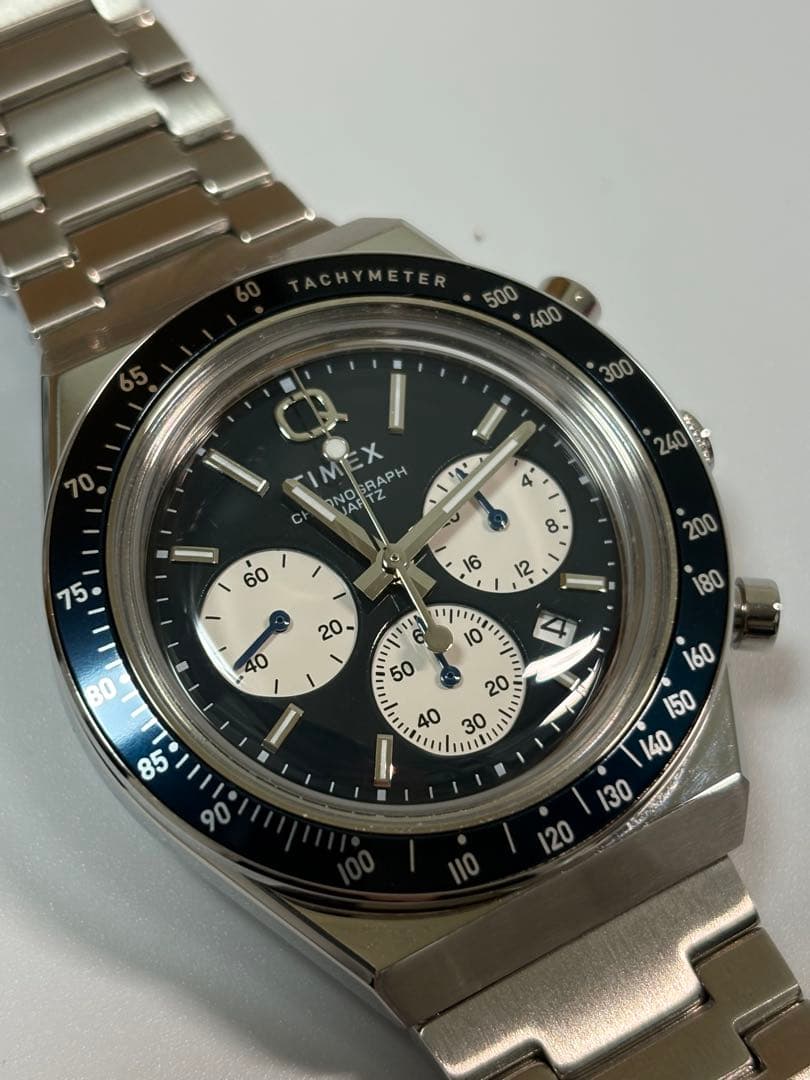 【美品】TIMEX QGents レトロクロノグラフクォーツ TW2W51600