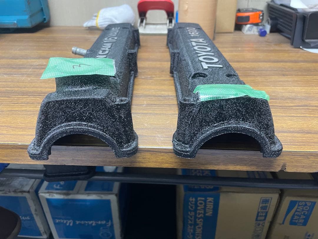 AE86 黒結晶塗装　ヘッドカバー　③