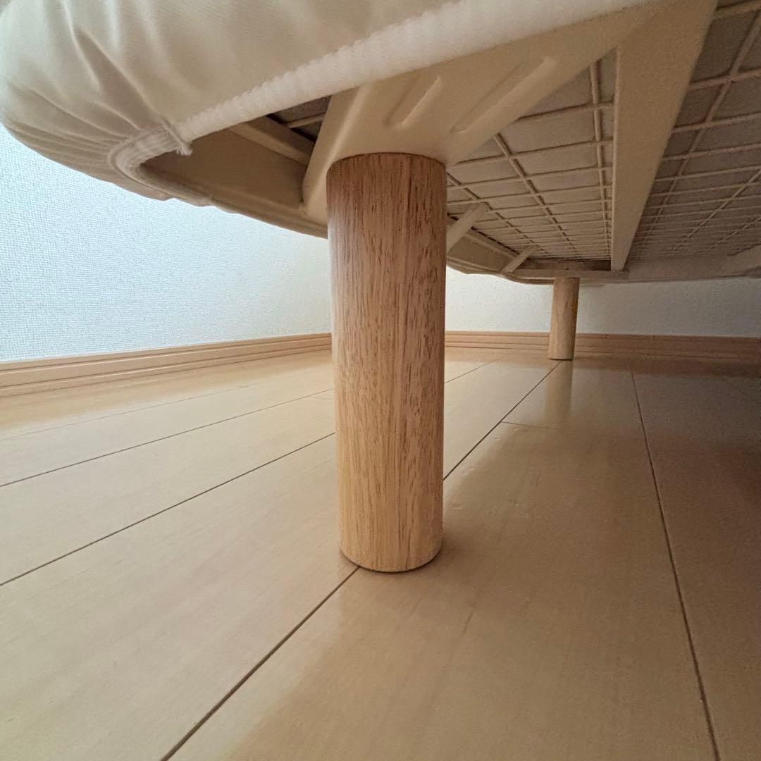 無印良品　脚付マットレス　高密度ポケットコイル　セミダブル