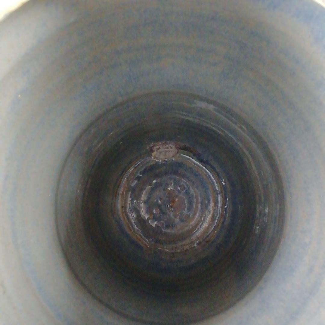 Ｔ６８６　水指　『熊野焼』『細水指』『皿谷実 造』　共箱　茶道具