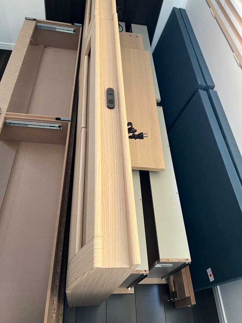 ニトリ　シングルベッドフレーム 引き出し収納付き 2つセット　引き取り限定