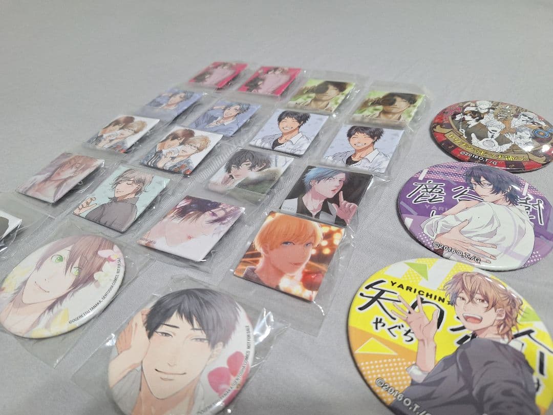 ヤリチン☆ビッチ部 缶バッジ まとめ売り おげれつたなか レア 個展 BL