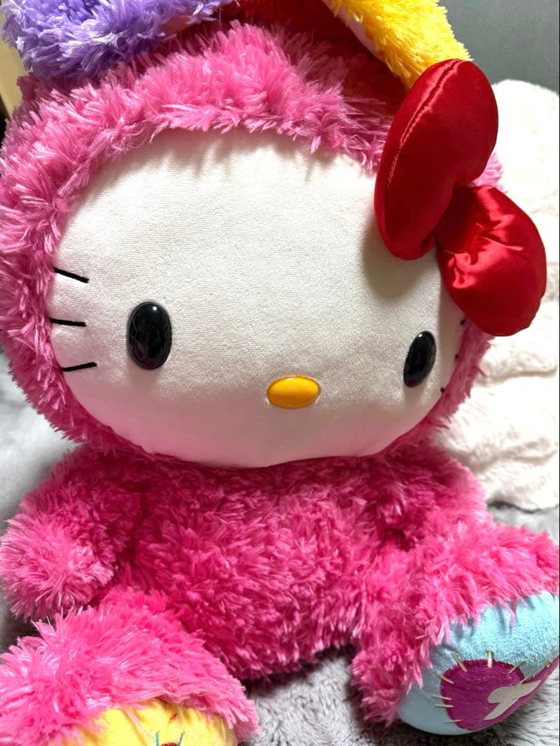 特大ハローキティ レア　カラフルバニー